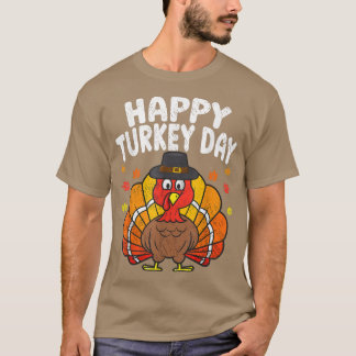 Happy Turkey Day Funny Erntedank 2022 Herbstwoche T-Shirt