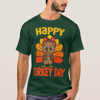 Happy Turkey Day Funny Erntedank 2022 Herbstwoche T-Shirt