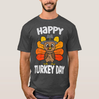 Happy Turkey Day Funny Erntedank 2022 Herbstwoche T-Shirt