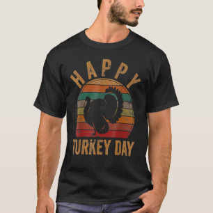 Happy Turkey Day Niedlich Little Pilgrim Thanksgiv T-Shirt