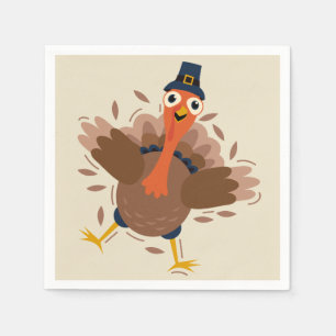 Happy Turkey Serviette