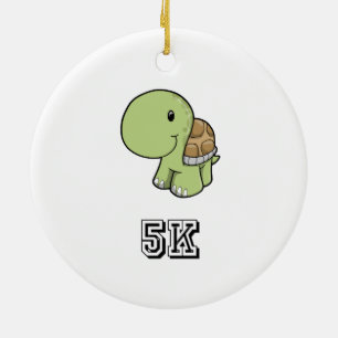 Happy Turtle 5K Keramik Ornament