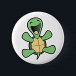 Happy Turtle Button<br><div class="desc">Diese niedliche Schildkröte bringt dir sicher ein Lächeln ins Gesicht!</div>