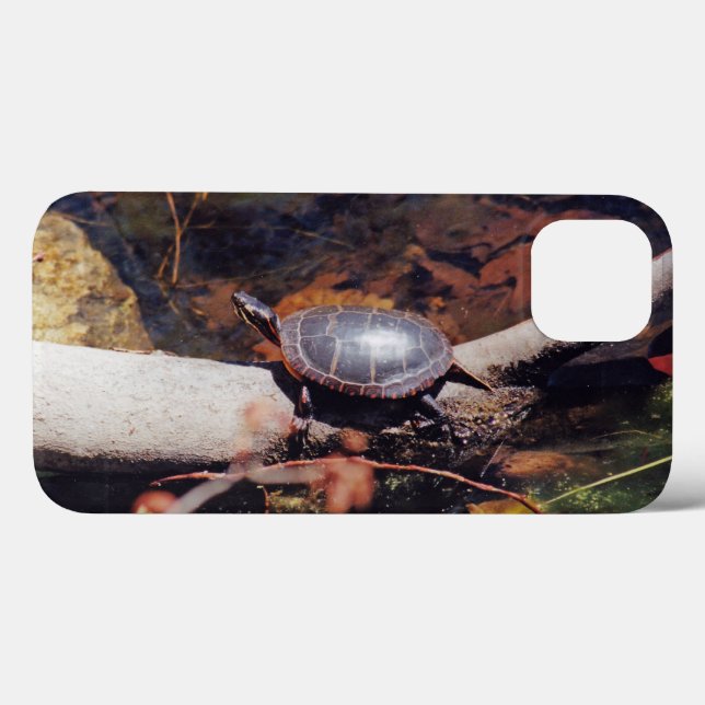 Happy Turtle Case-Mate iPhone Hülle (Rückseite (Horizontal))