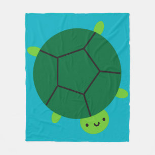 Happy Turtle Fleecedecke