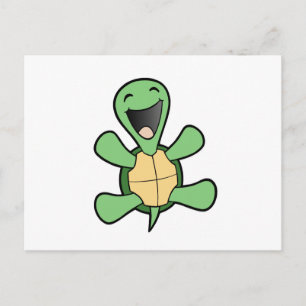 Happy Turtle Postkarte
