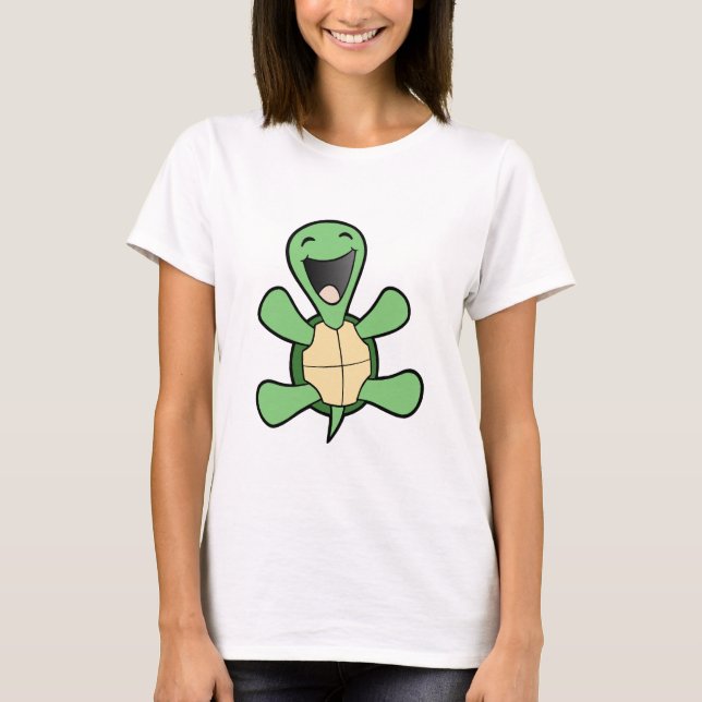 Happy Turtle T-Shirt (Vorderseite)