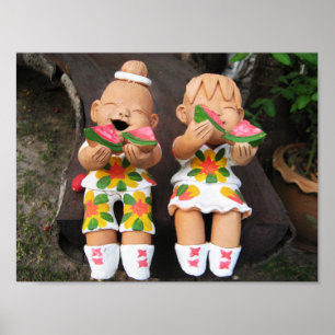 Happy Twins い ピ か い ハ Poster