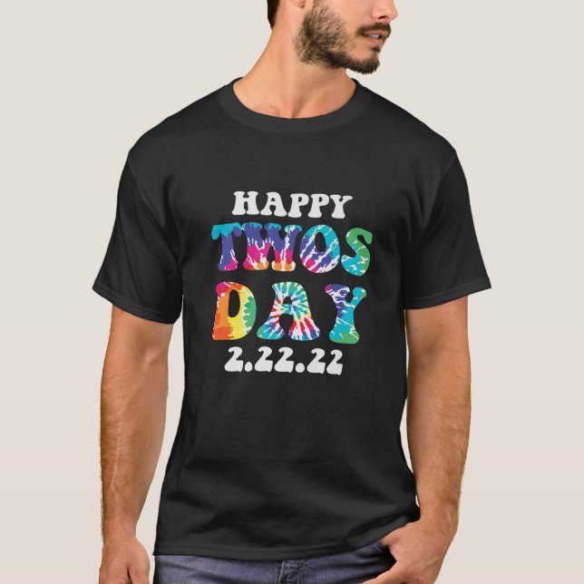 Happy Twosday 2022 Februar 2022 2-22-22 Zweiwod T-Shirt (Vorderseite)