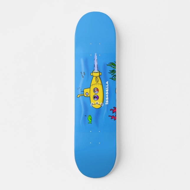 Happy U-Boot-Cartoon Skateboard (Vorne)