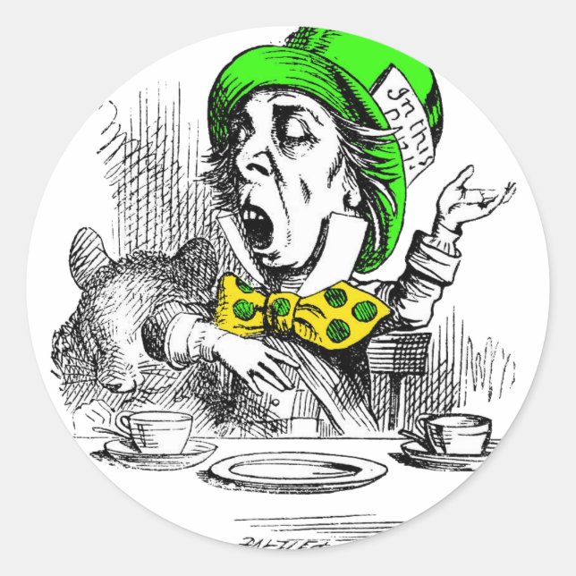 Happy UnBirthday Runder Aufkleber (Vorderseite)