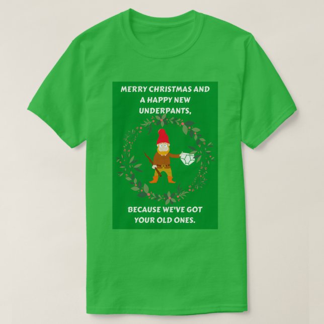 Happy Underpants Gnomes  T-Shirt (Design vorne)