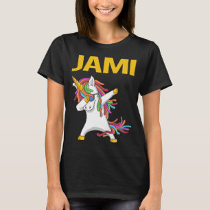 Happy Unicorn - Jami Name T-Shirt