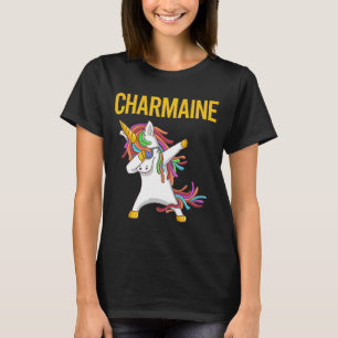 Happy Unicorn - Name Charmaine T-Shirt