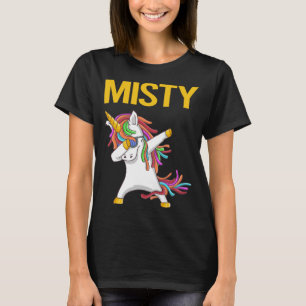 Happy Unicorn - Name der Misty T-Shirt