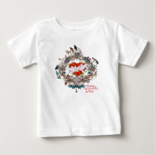 Happy valentine baby t-shirt