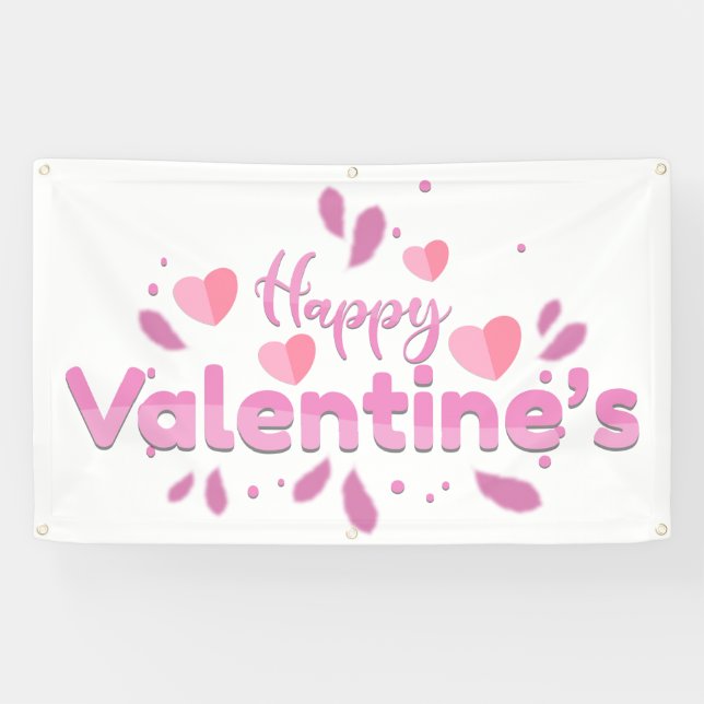 HAPPY VALENTINE BANNER (Horizontal)