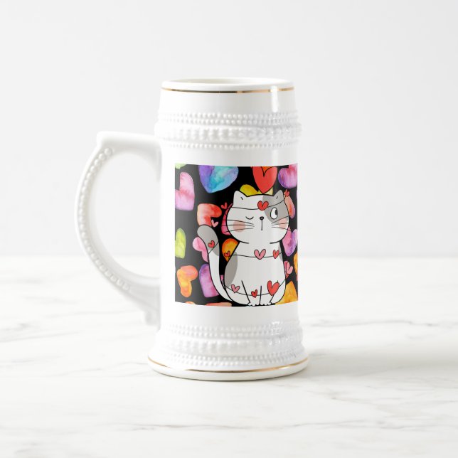 Happy Valentine Bierglas (Links)