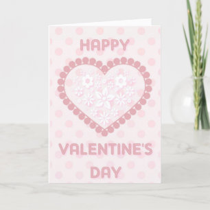 Happy Valentine Card Feiertagskarte