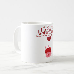 Happy Valentine Day Cupcake Kaffeetasse
