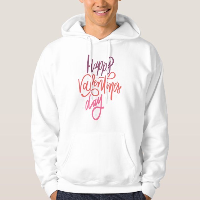 Happy valentine Day Hoodie (Vorderseite)