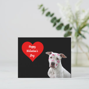 Happy Valentine Day Hund Postkarte