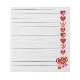 Happy Valentine Day Notepad Notizblock
