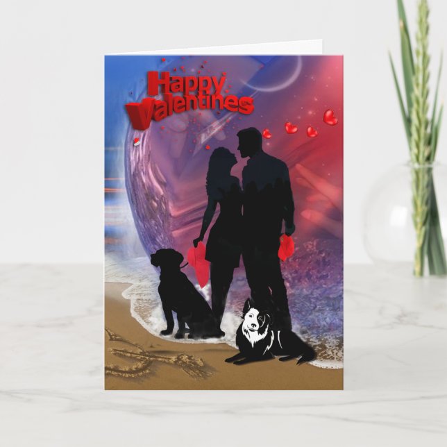 Happy Valentine Feiertagskarte (Vorderseite)