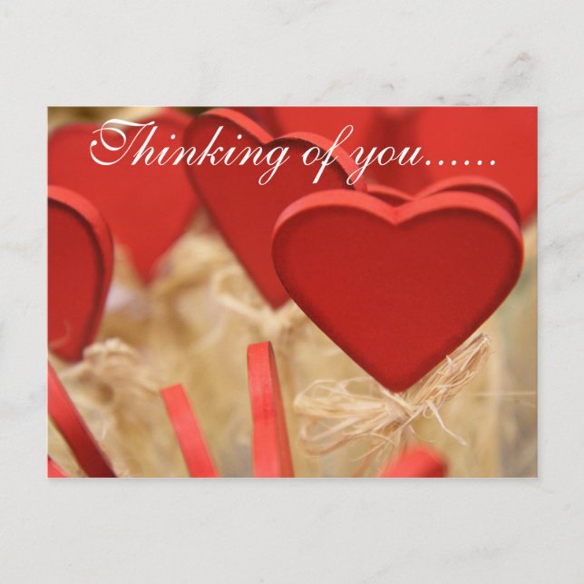 HAPPY VALENTINE FEIERTAGSPOSTKARTE (Vorderseite)