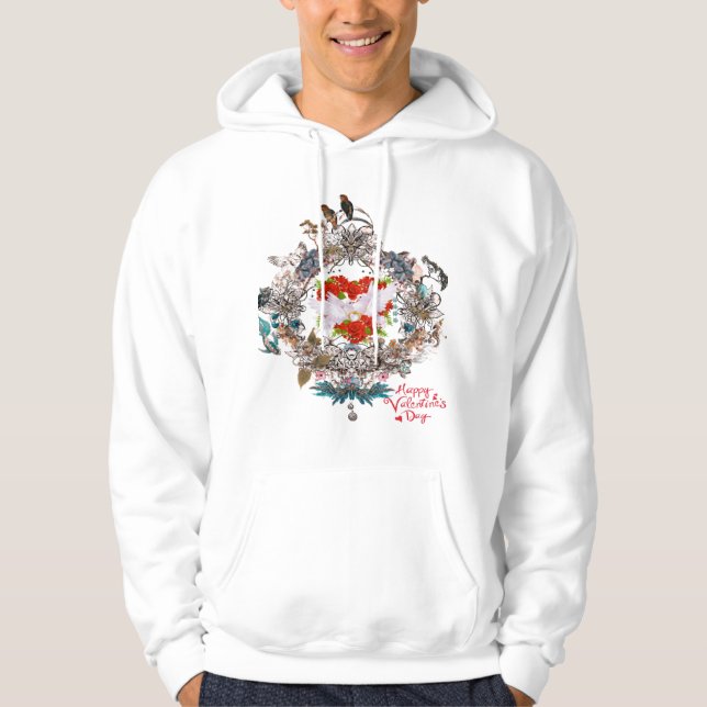 Happy valentine hoodie (Vorderseite)