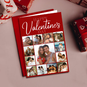 Happy Valentine Husband   Ehefrau Gedicht Red Holi Karte