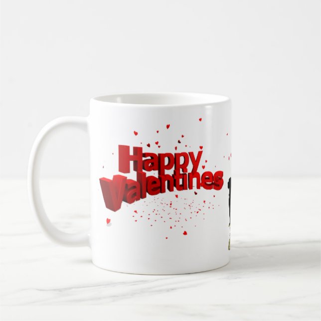 Happy Valentine Kaffeetasse (Links)