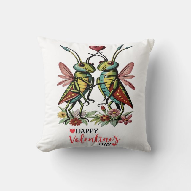 Happy valentine kissen (Vorderseite)