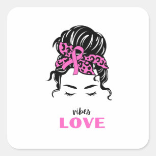 Happy valentine`s day 2024 Mit Vibes Liebe Quadratischer Aufkleber