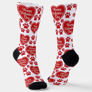 Happy Valentine’s Day Cat Lover Socks Socken