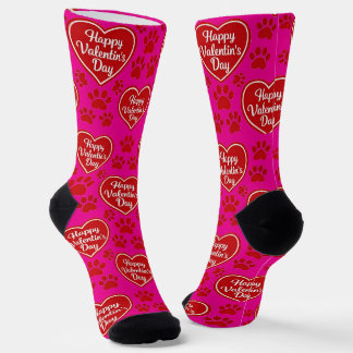 Happy Valentine’s Day Cat Lover Socks Socken
