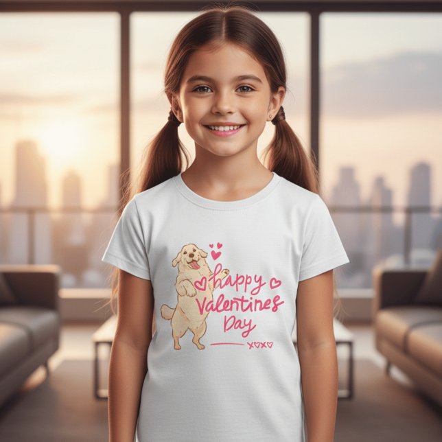Happy Valentine’s Day Dog Shirt | Cute Puppy Love  (Von Creator hochgeladen)