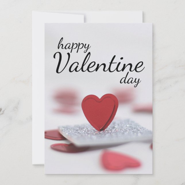 Happy Valentine’s Day Einladung (Vorderseite)