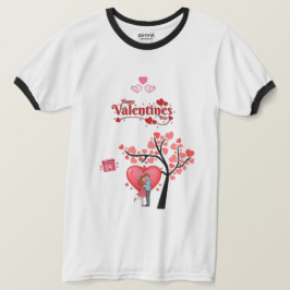 Happy Valentine’s Day – Romantic Couple  T-Shirt