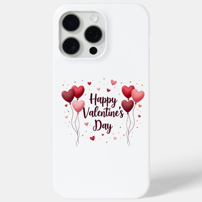Happy Valentine’s Day Romantic Phone Case (Rückseite)