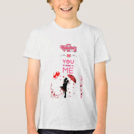 Happy Valentine’s Day – You and Me Romantic Love Tri-Blend Shirt