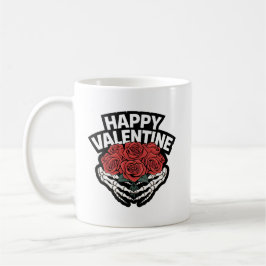 Happy Valentine Selbst Knochen brauchen Liebe Kaffeetasse