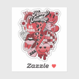Happy Valentine Sticker - Valentinsticker