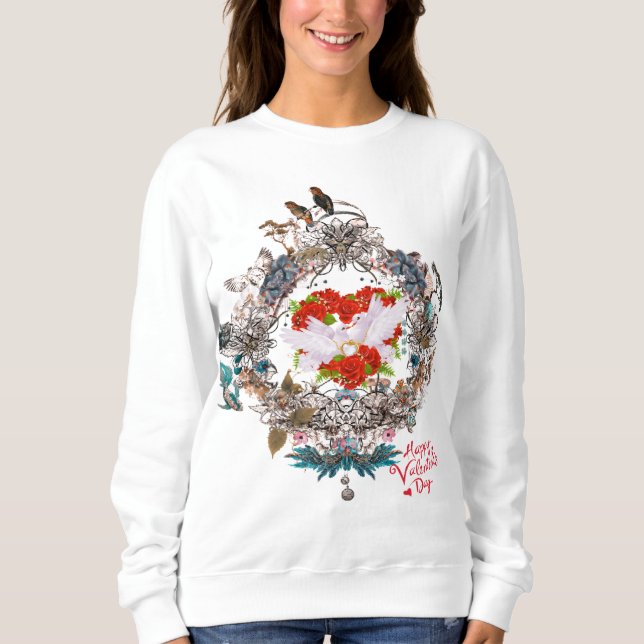 Happy valentine sweatshirt (Vorderseite)