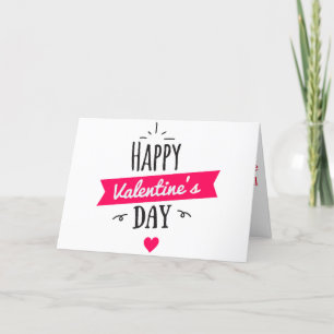 Happy Valentine Tageskarte Feiertagskarte