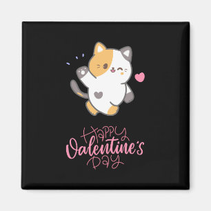 Happy Valentine's Day 2023 - Cats Lover Valentine Magnet