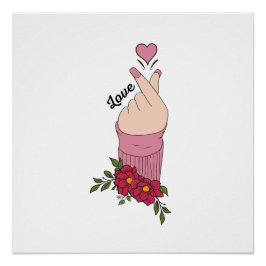 Happy Valentine's Day 2023 - Liebe Images Modern Poster