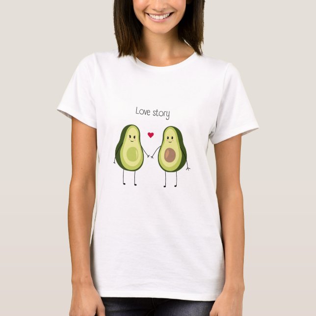 Happy Valentine's Day 2024 Funny Image Niedlich T-Shirt (Vorderseite)