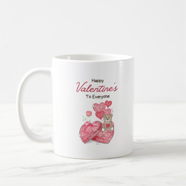 Happy Valentine's Day 2024 - Liebe Images Trendy Kaffeetasse (Links)
