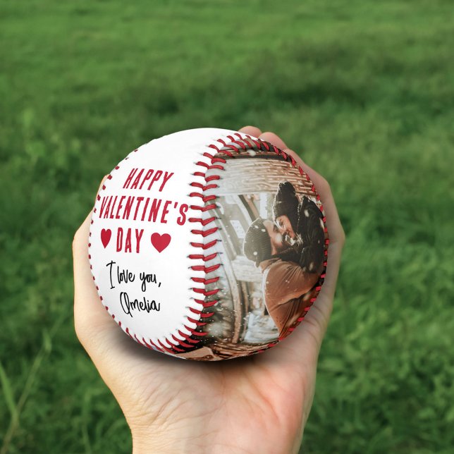 Happy Valentine's Day 2 Foto Collage Boyfriend Baseball (Von Creator hochgeladen)